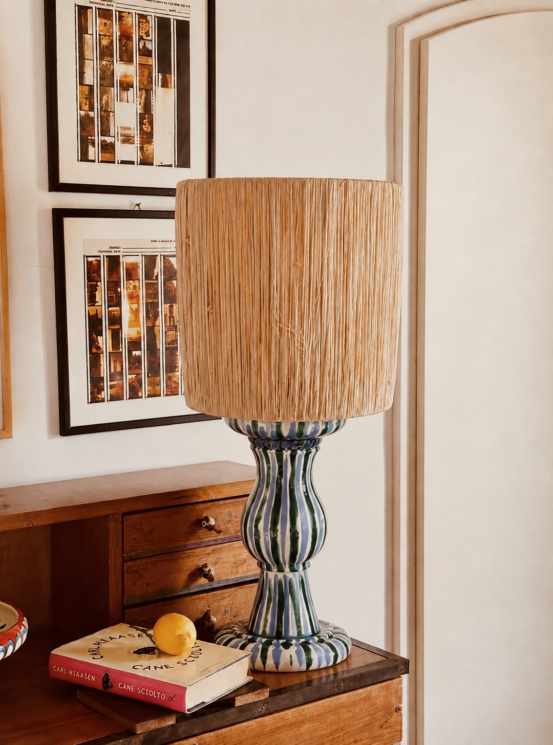 Handmade Italian Ceramic Table Lamp 67 cm | Grand Hotel Casa Riviera