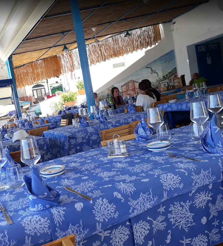 Heavy Cotton Tableclothes “Mare profondo e blu di Nerano" 150 x 150
