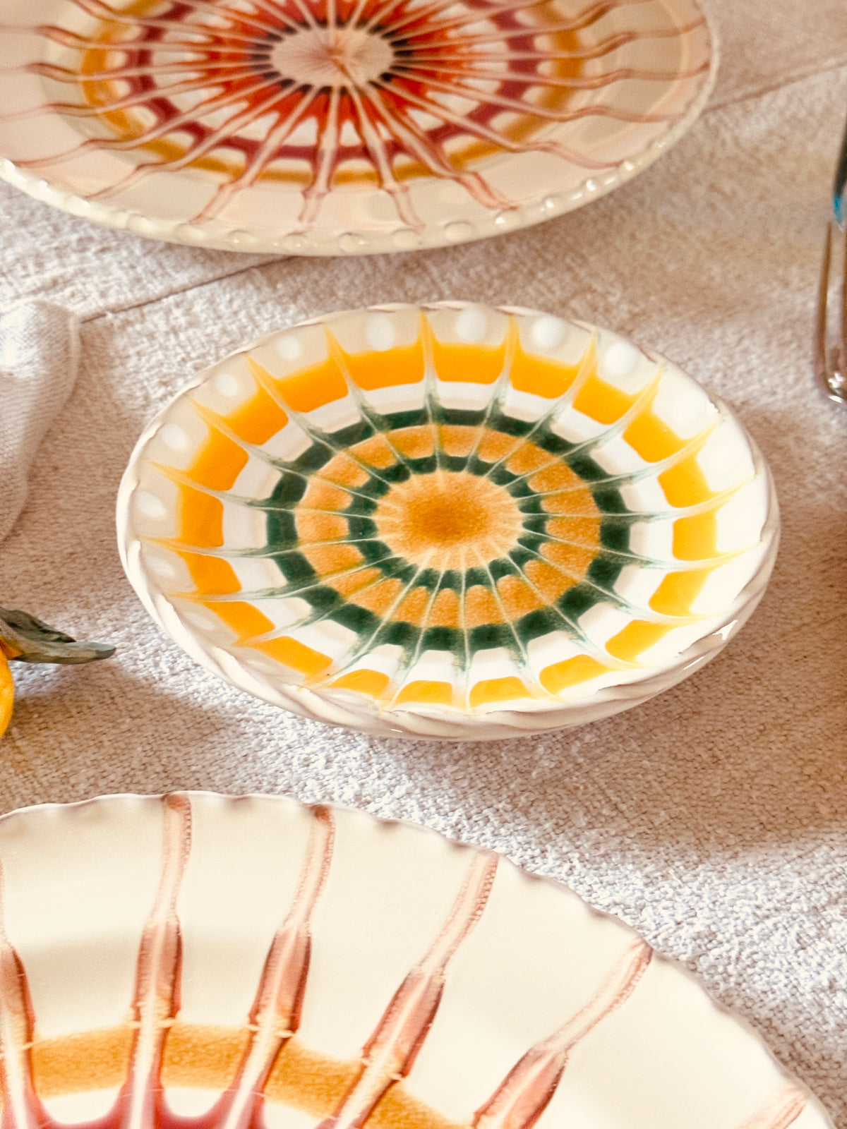 Handmade Italian Small Plate 16 cm | Dessert & Bread Plate
