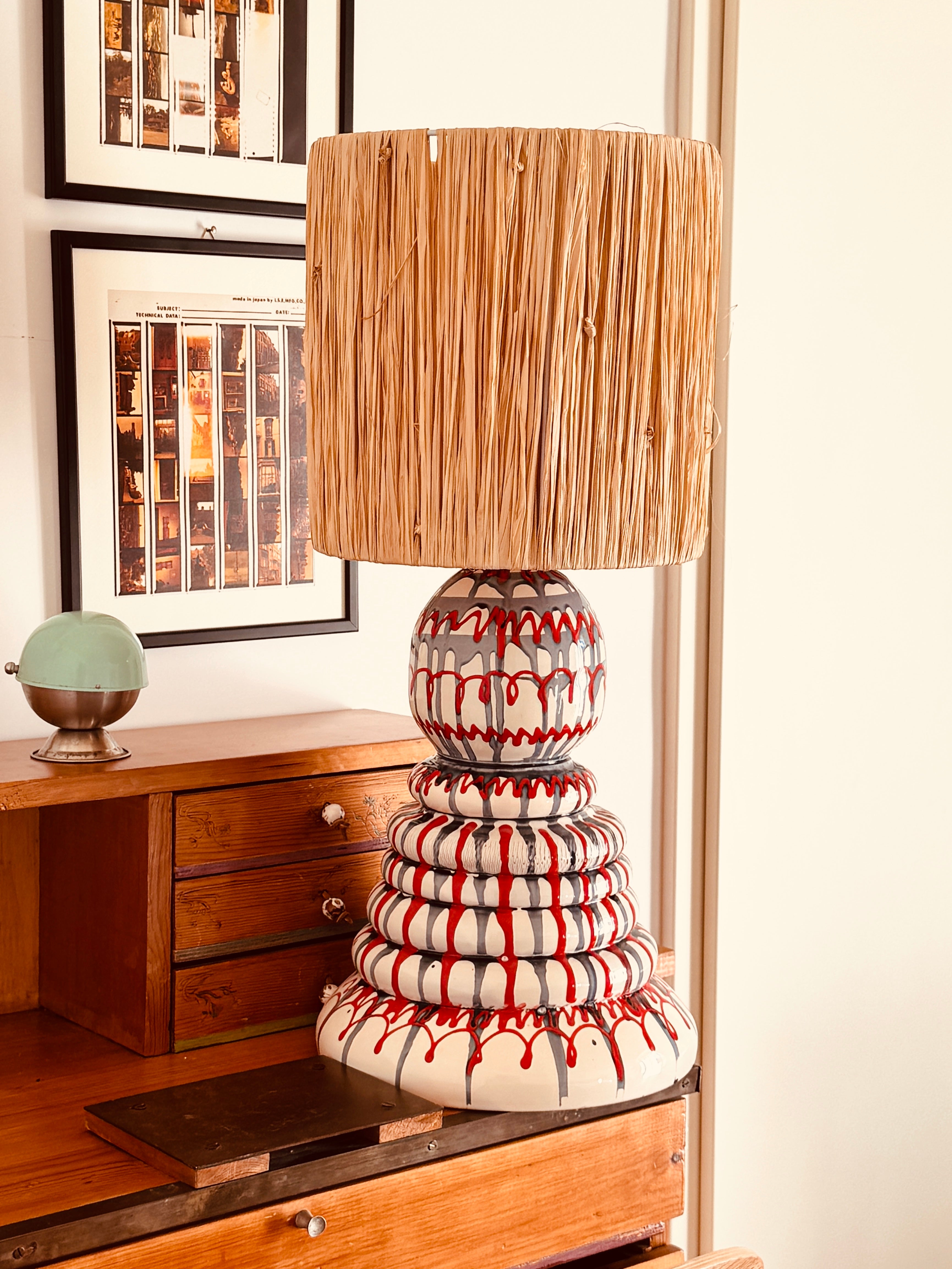 Lampada „Piero Manzoni " 70cm - One of a kind !