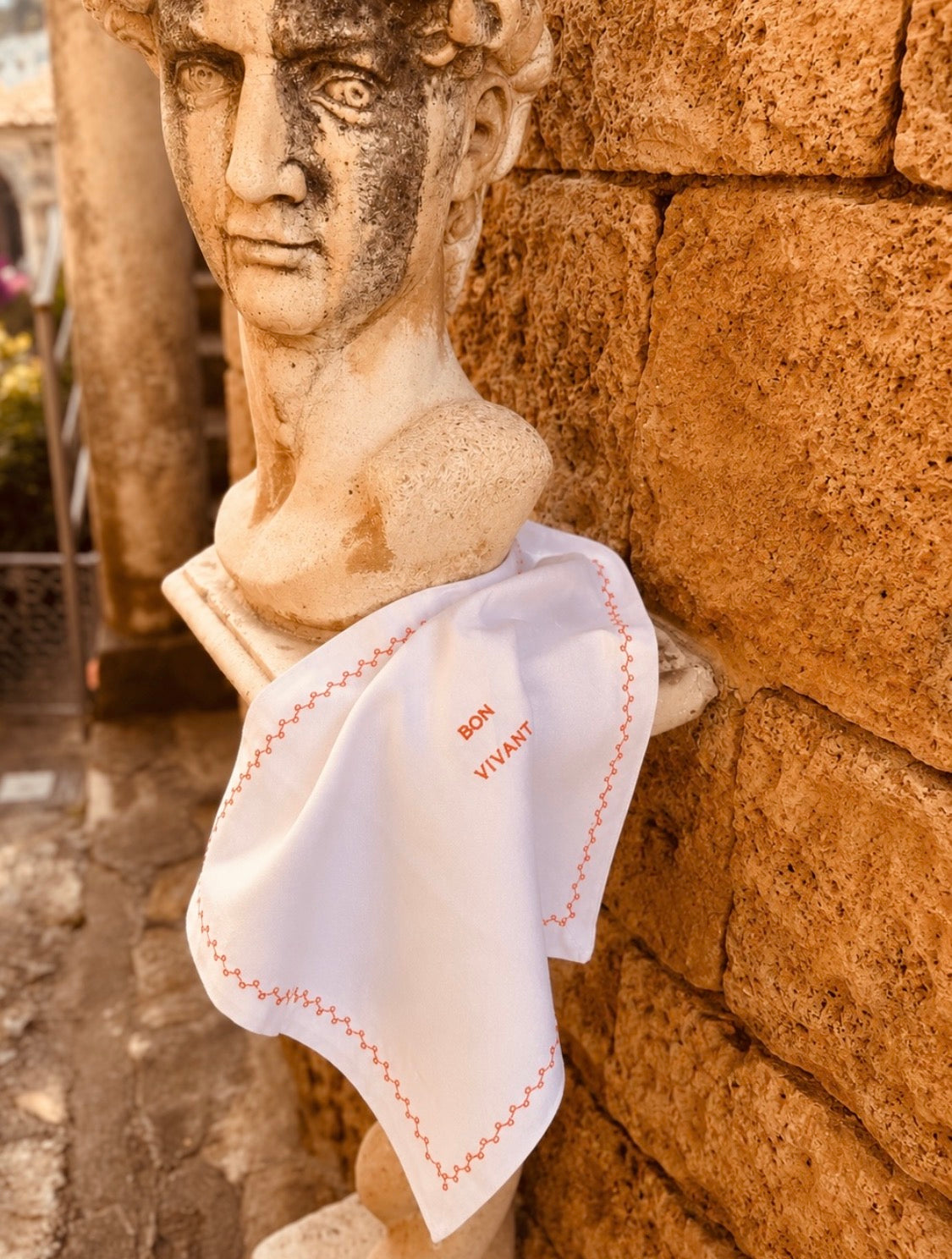 Handmade Italian Cotton/ LinenNapkins "Bon Vivant"