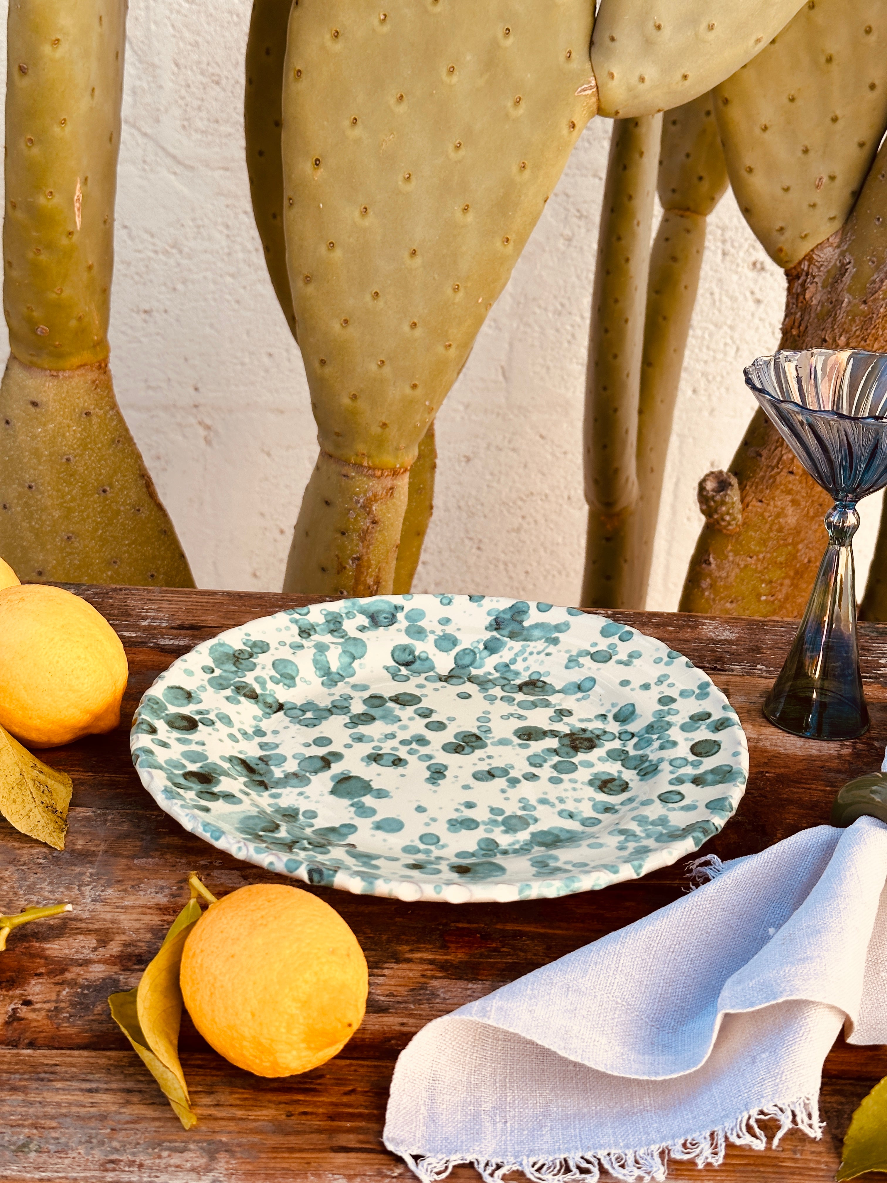 Schizzato Dinner Plate "Verde" 27cm