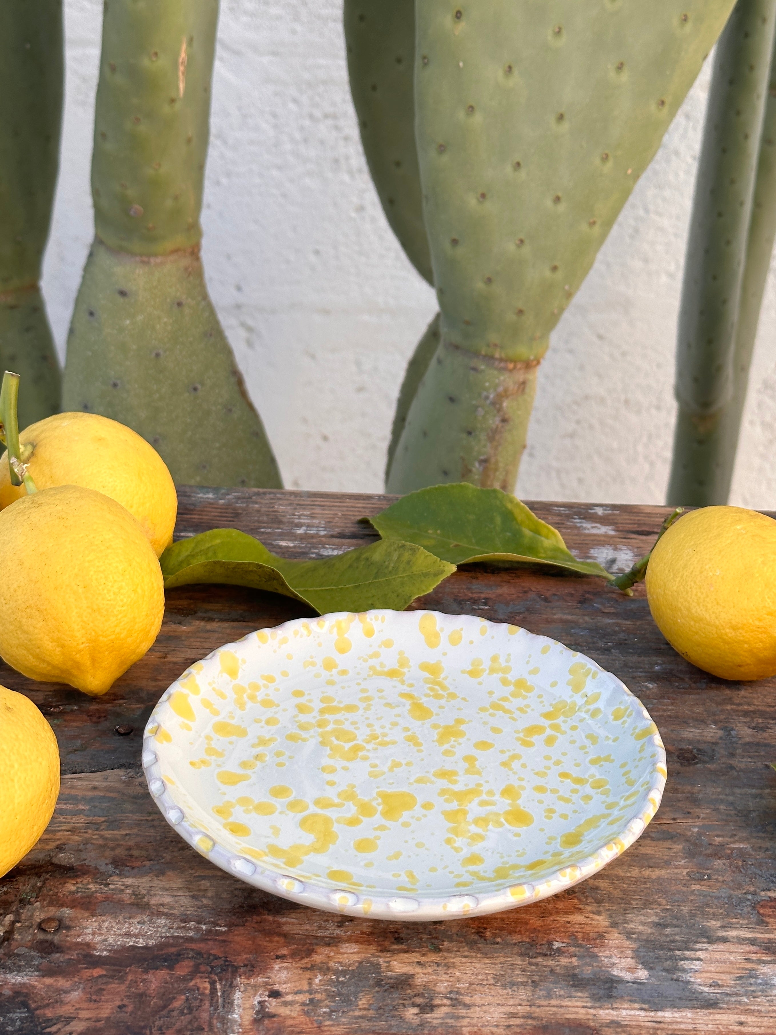 Fruit Plate Schizzato "Limone" 16cm