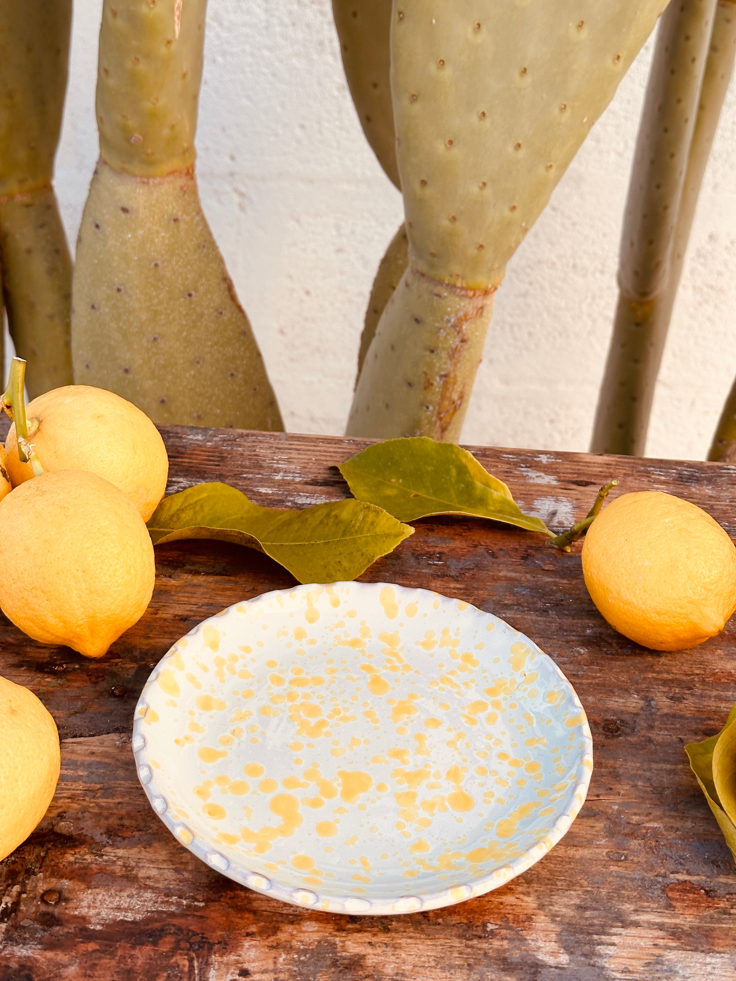 Fruit Plate Schizzato "Limone" 16cm