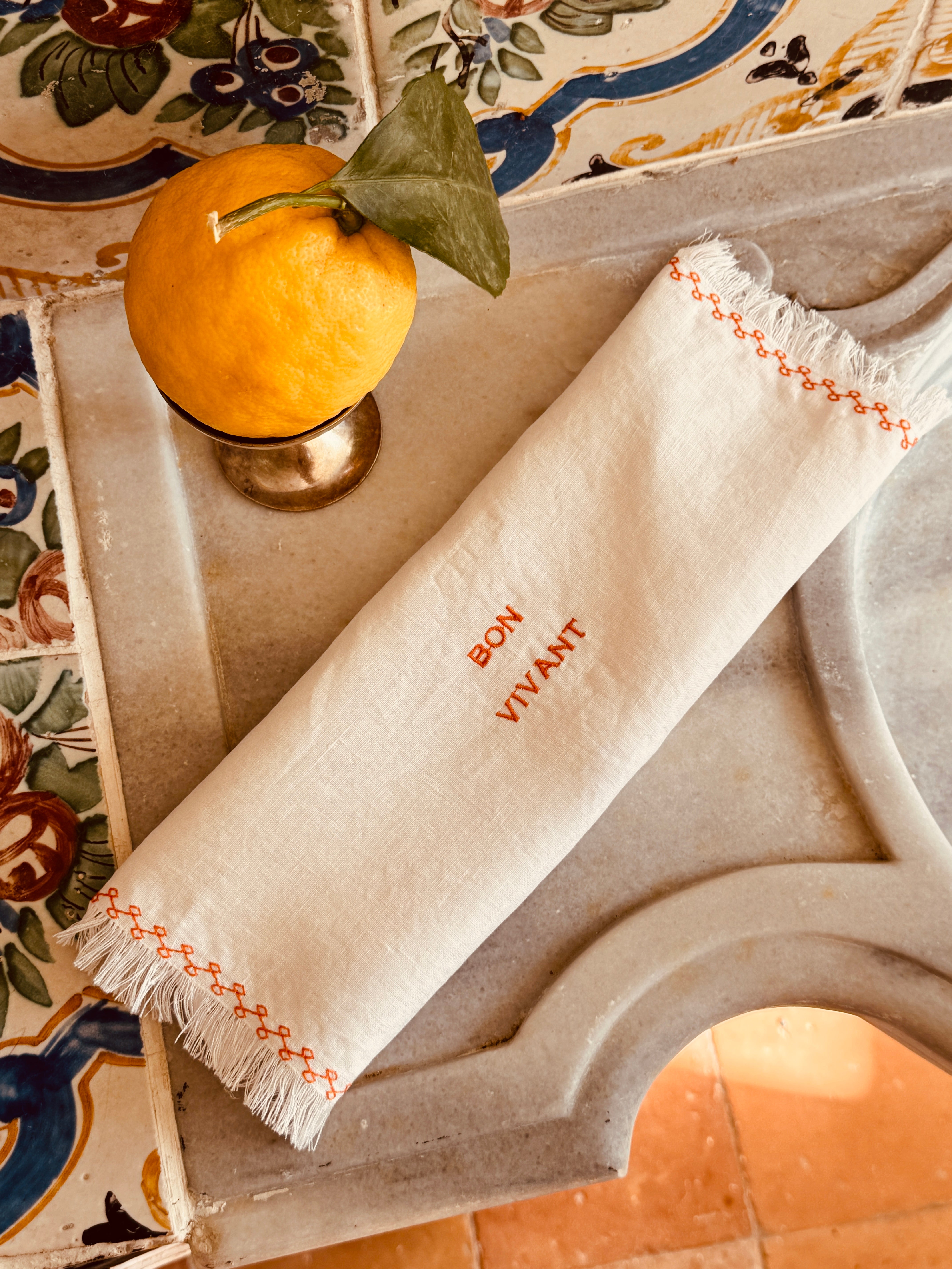 Light Linen Napkin "BonVivant" Sale