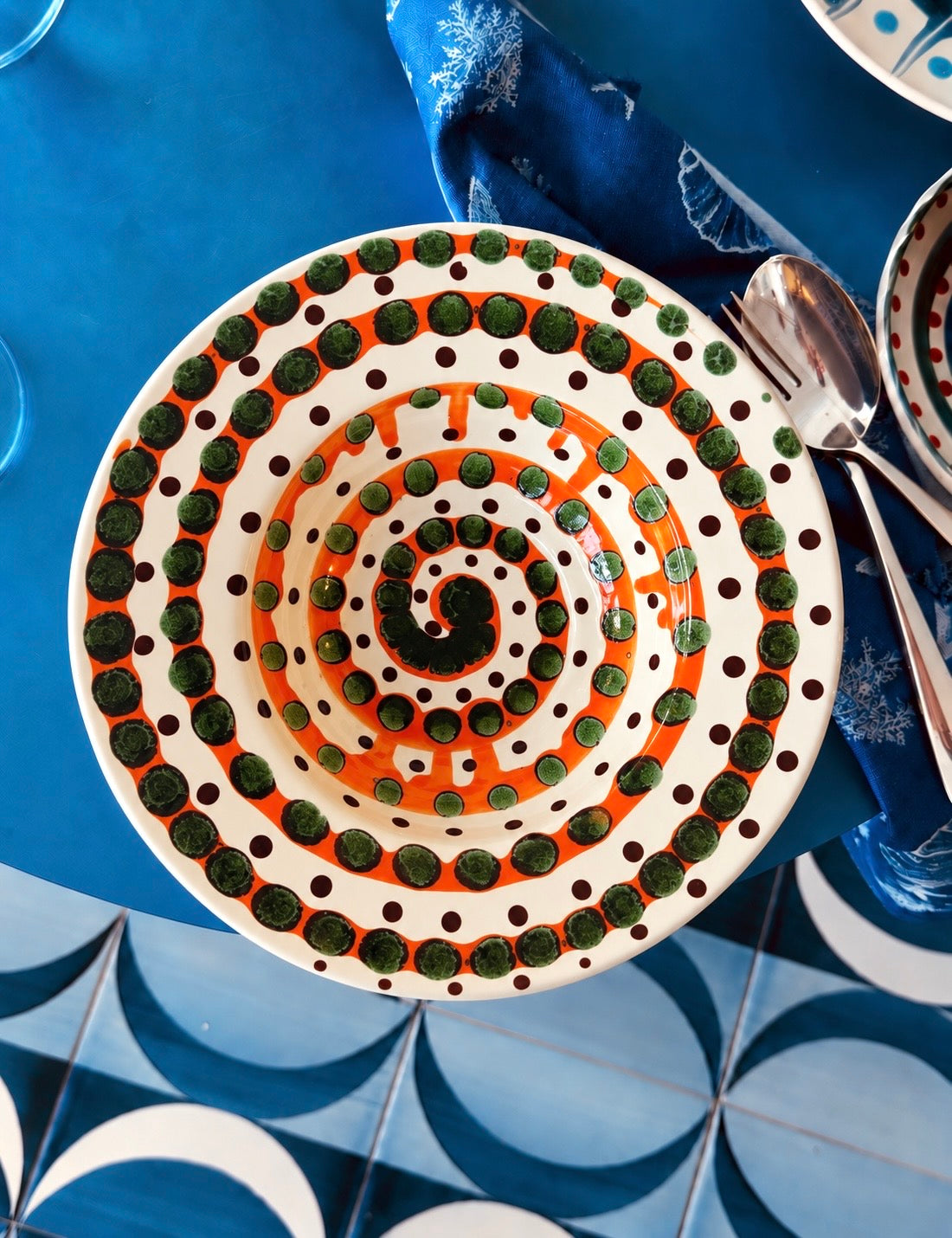 Handmade Italian Pasta Bowl 25 cm | Cappello di Prete