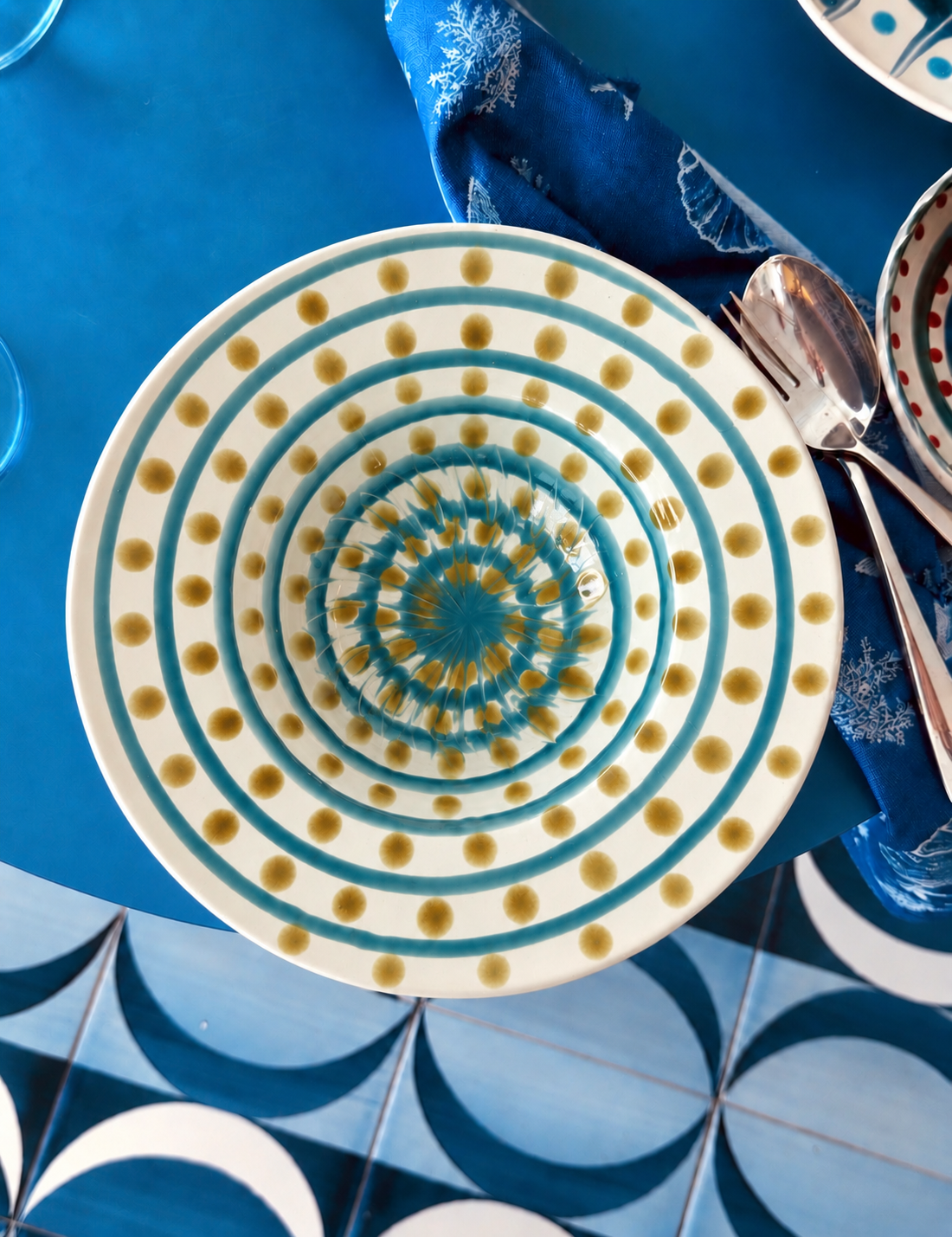 Handmade Italian Pasta Bowl 25 cm | Cappello di Prete