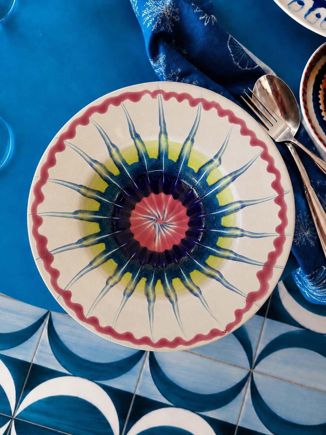 Handmade Italian Pasta Bowl 25 cm | Cappello di Prete