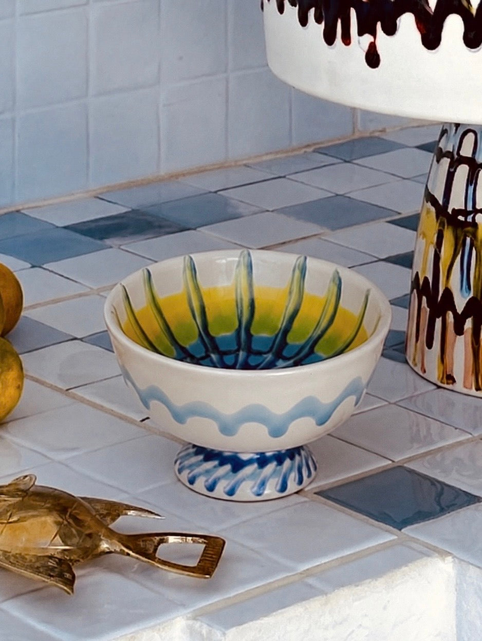Gelato Bowl “Mi piace Gelato” – Handmade Italian Ceramic Bowl 12 cm