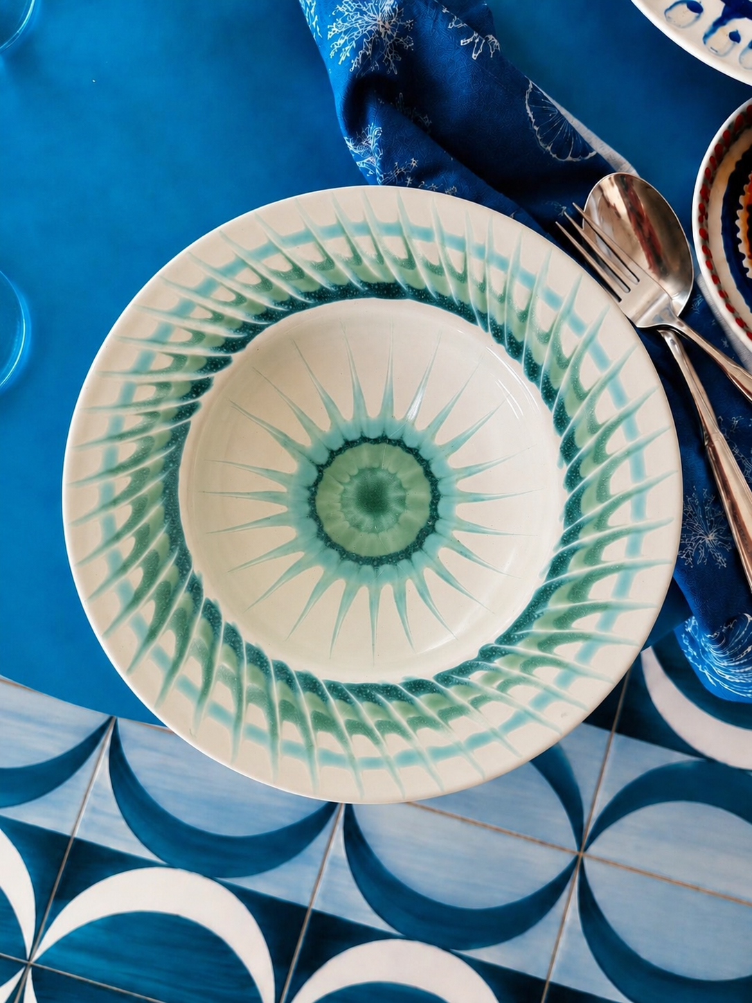 Handmade Italian Pasta Bowl 25 cm | Cappello di Prete