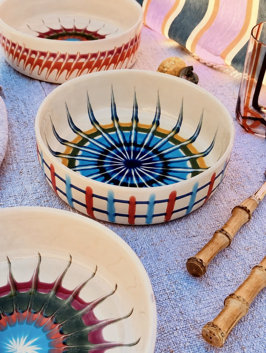 Lido Bowl Riviera 18,5 cm - handpainted in Italy
