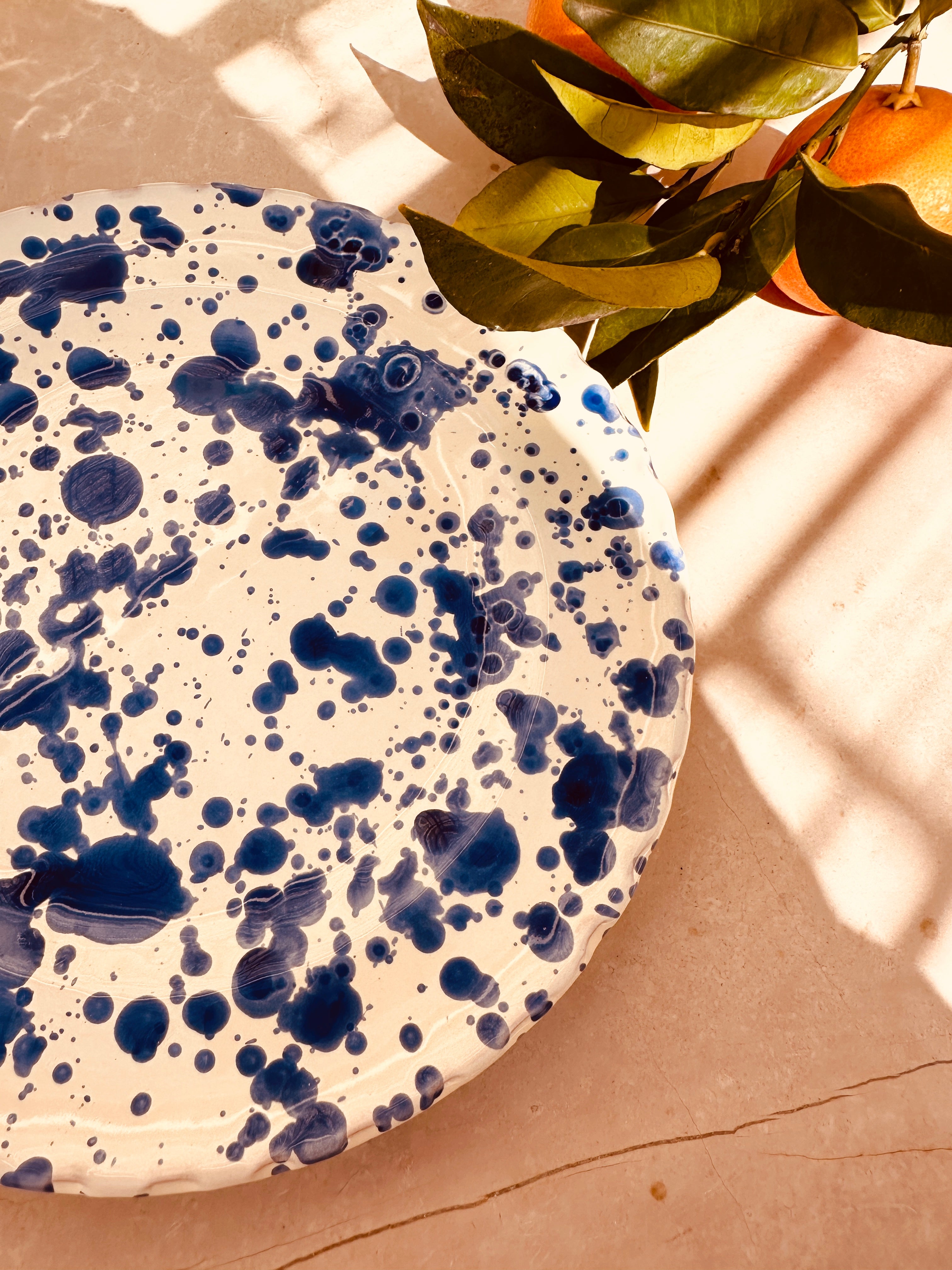Antipasti Plate Schizzato "Blu" 20cm