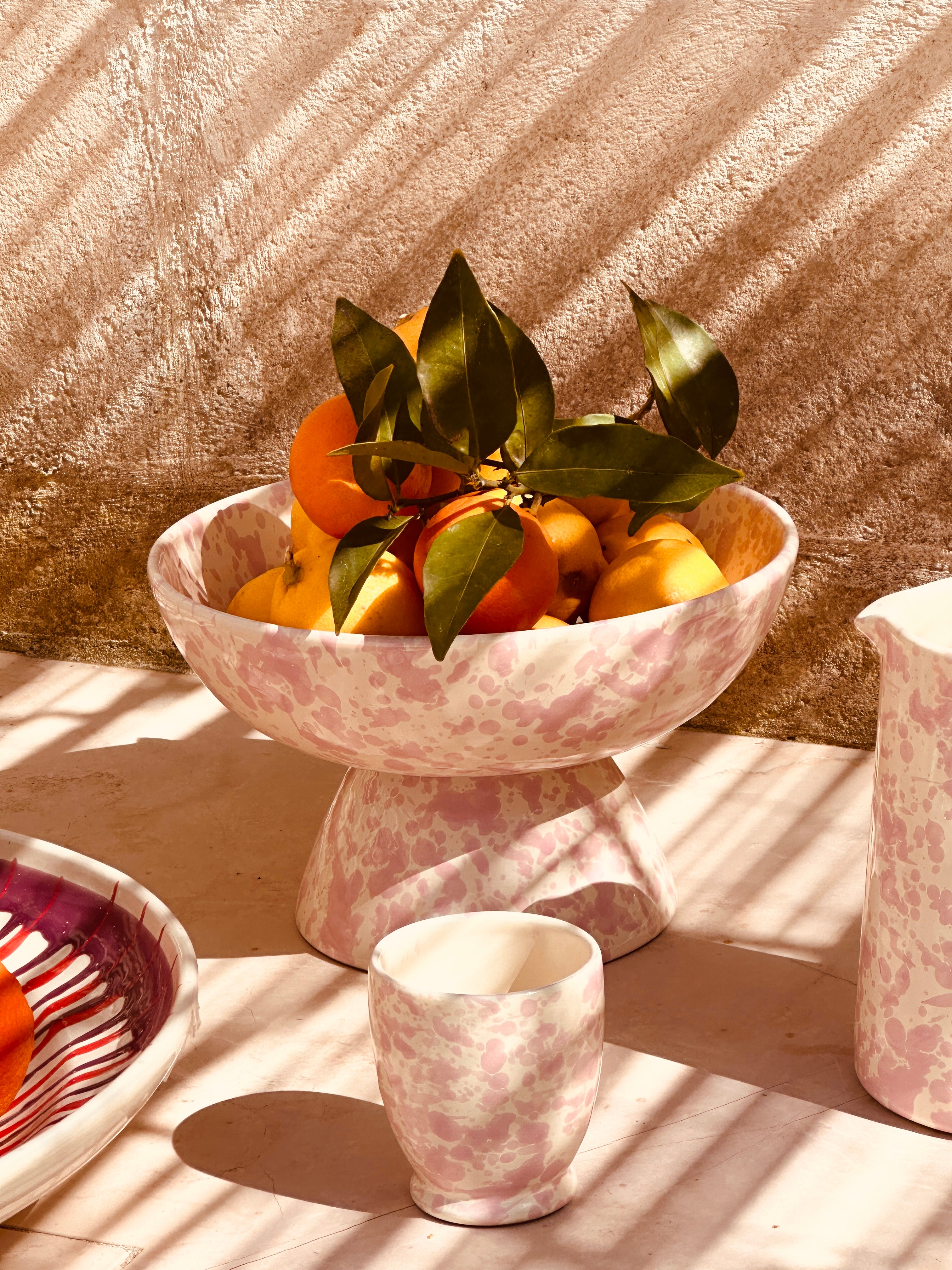 Schizzato High Bowl 26cm "Rosato"