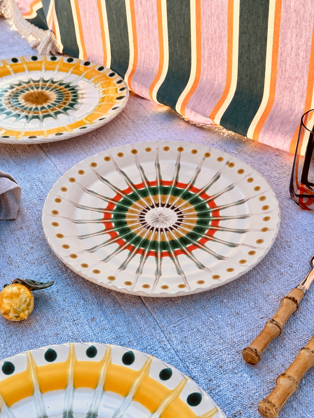 Handmade Italian Dinner Plate 27 cm | Large Ceramic Plate