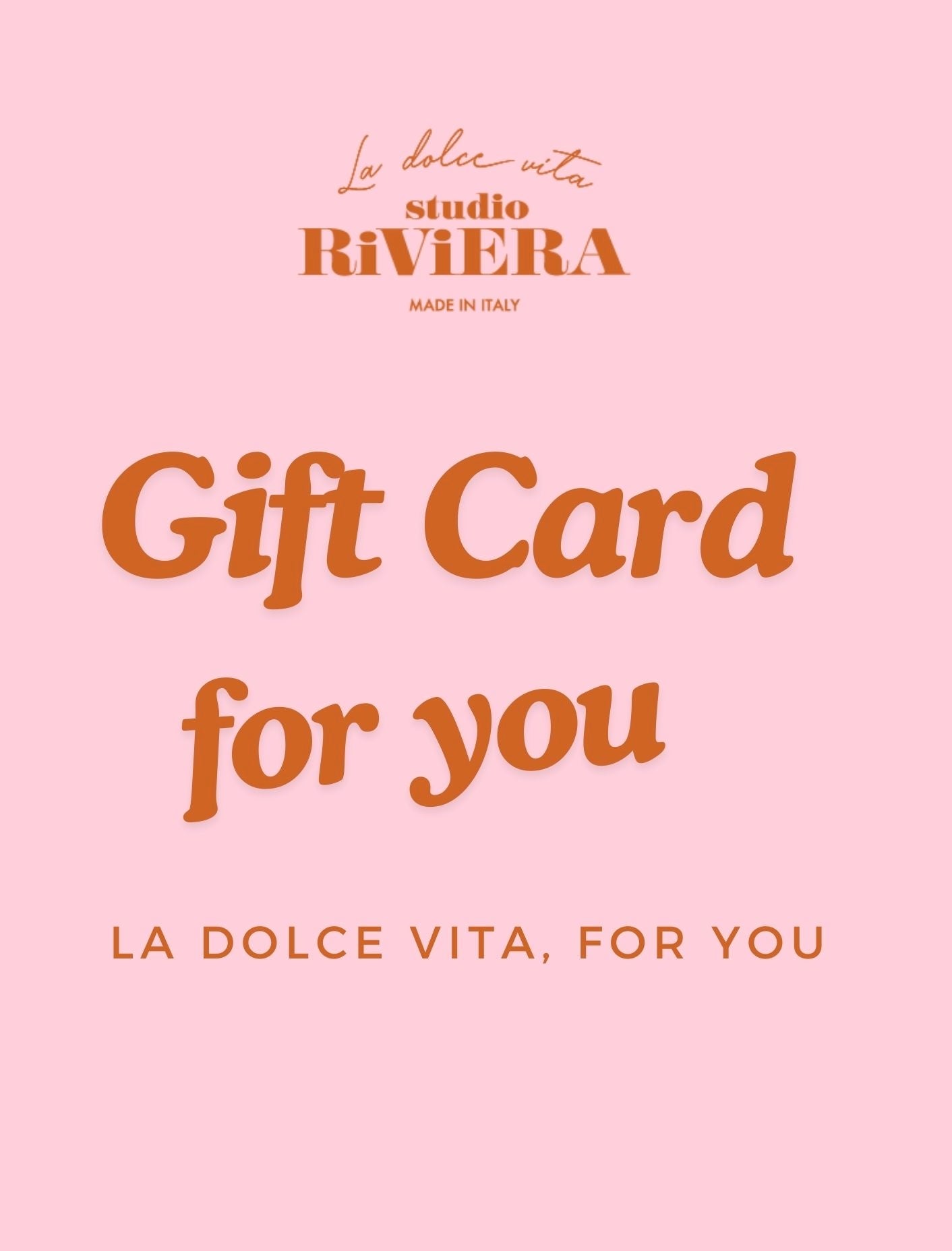The Studio Riviera Gift Card