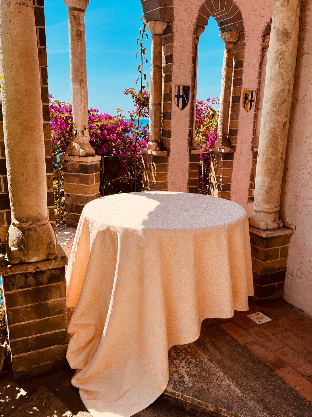 Luxury Italian Tablecloth 180 × 250 cm | "Limoni della Costiera"