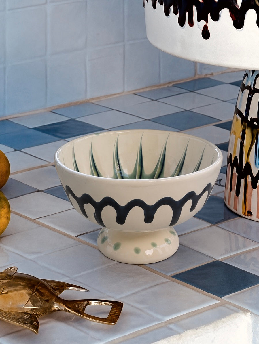 Gelato Bowl “Mi piace Gelato” – Handmade Italian Ceramic Bowl 12 cm