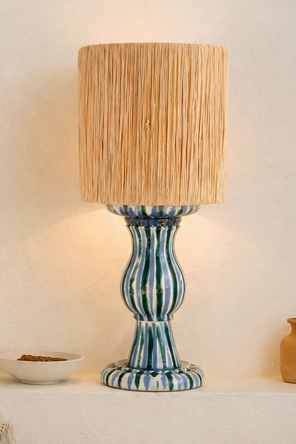 Handmade Italian Ceramic Table Lamp 67 cm | Grand Hotel Casa Riviera
