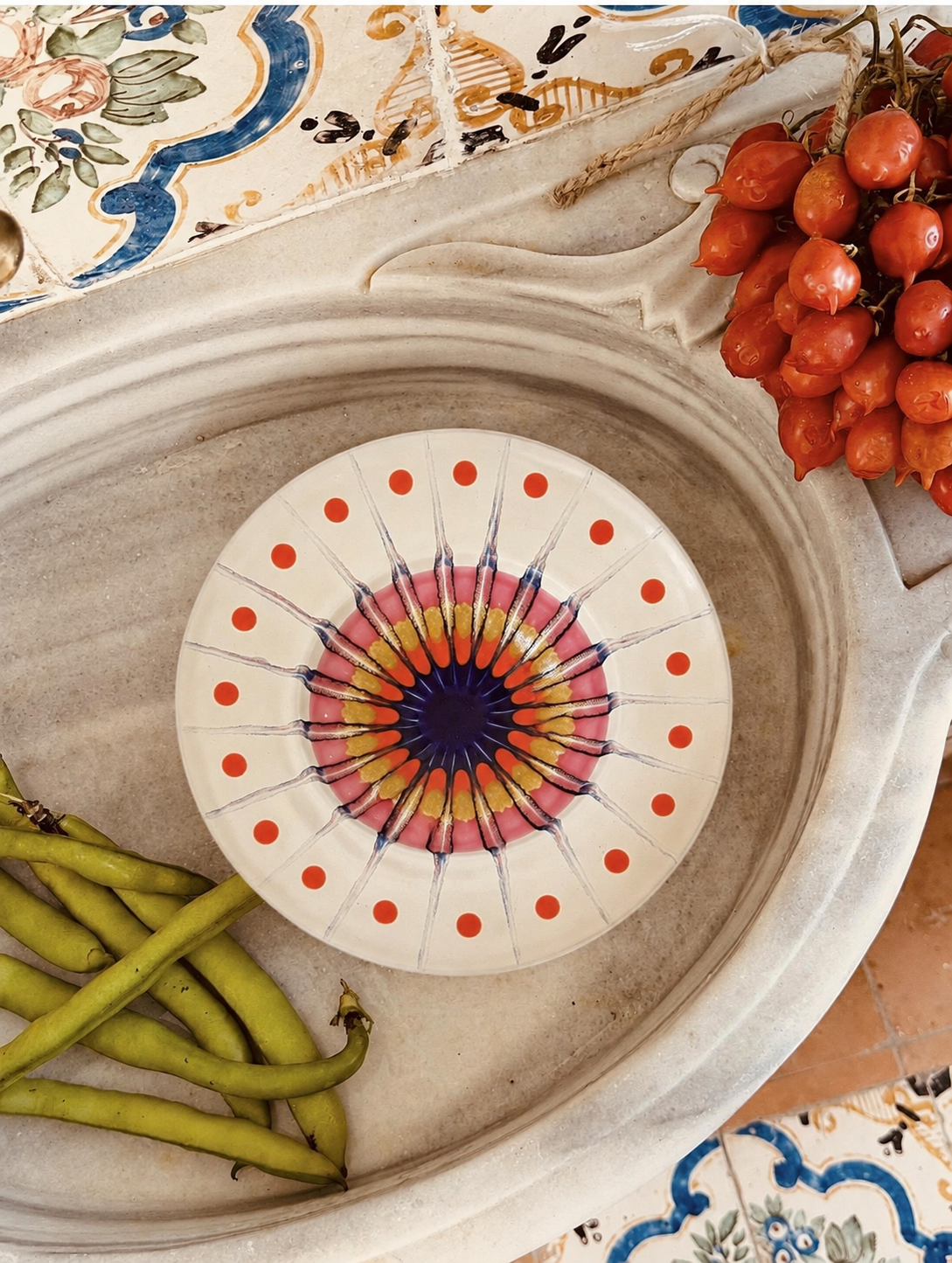 Handmade Italian Pasta Bowl 25 cm | Cappello di Prete