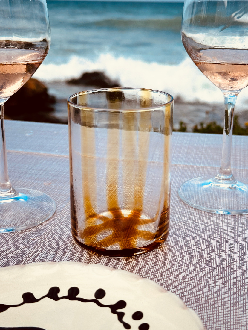 Handmade Venetian Tumbler Glass | Italian Mouth-Blown Glass