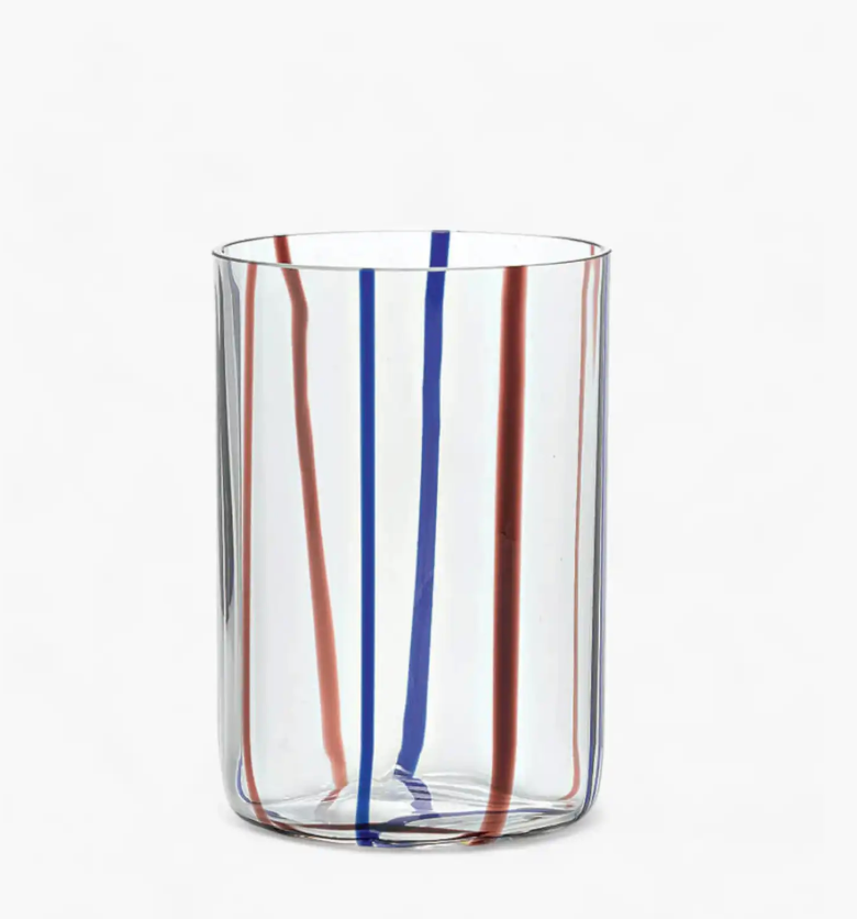 Handmade Venetian Tumbler Glass | Italian Mouth-Blown Glass