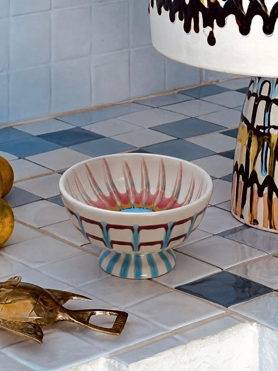 Gelato Bowl “Mi piace Gelato” – Handmade Italian Ceramic Bowl 12 cm