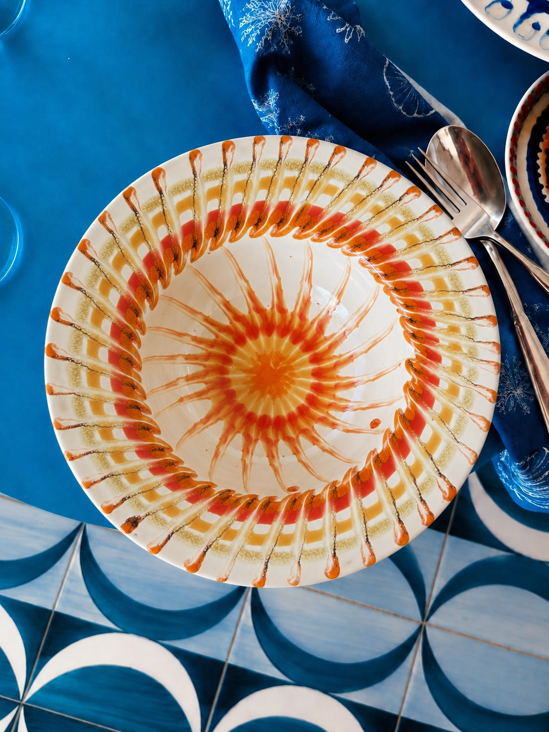 Handmade Italian Pasta Bowl 25 cm | Cappello di Prete