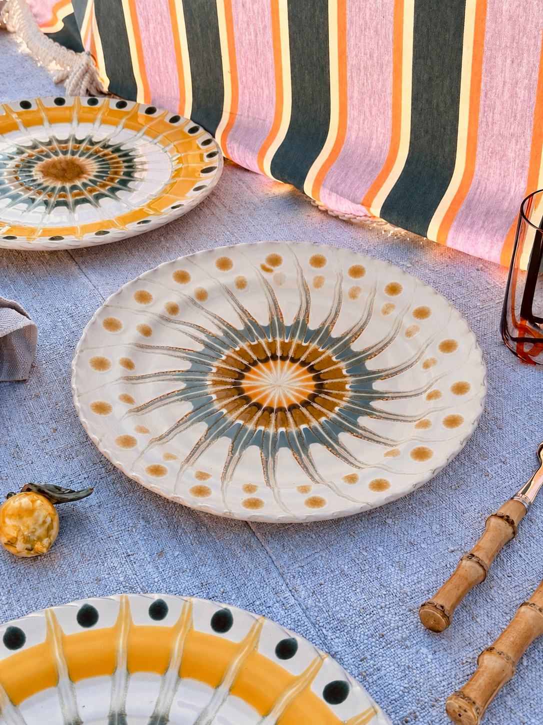 Handmade Italian Dinner Plate 27 cm | Large Ceramic Plate