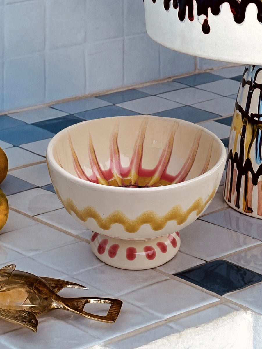 Gelato Bowl “Mi piace Gelato” – Handmade Italian Ceramic Bowl 12 cm