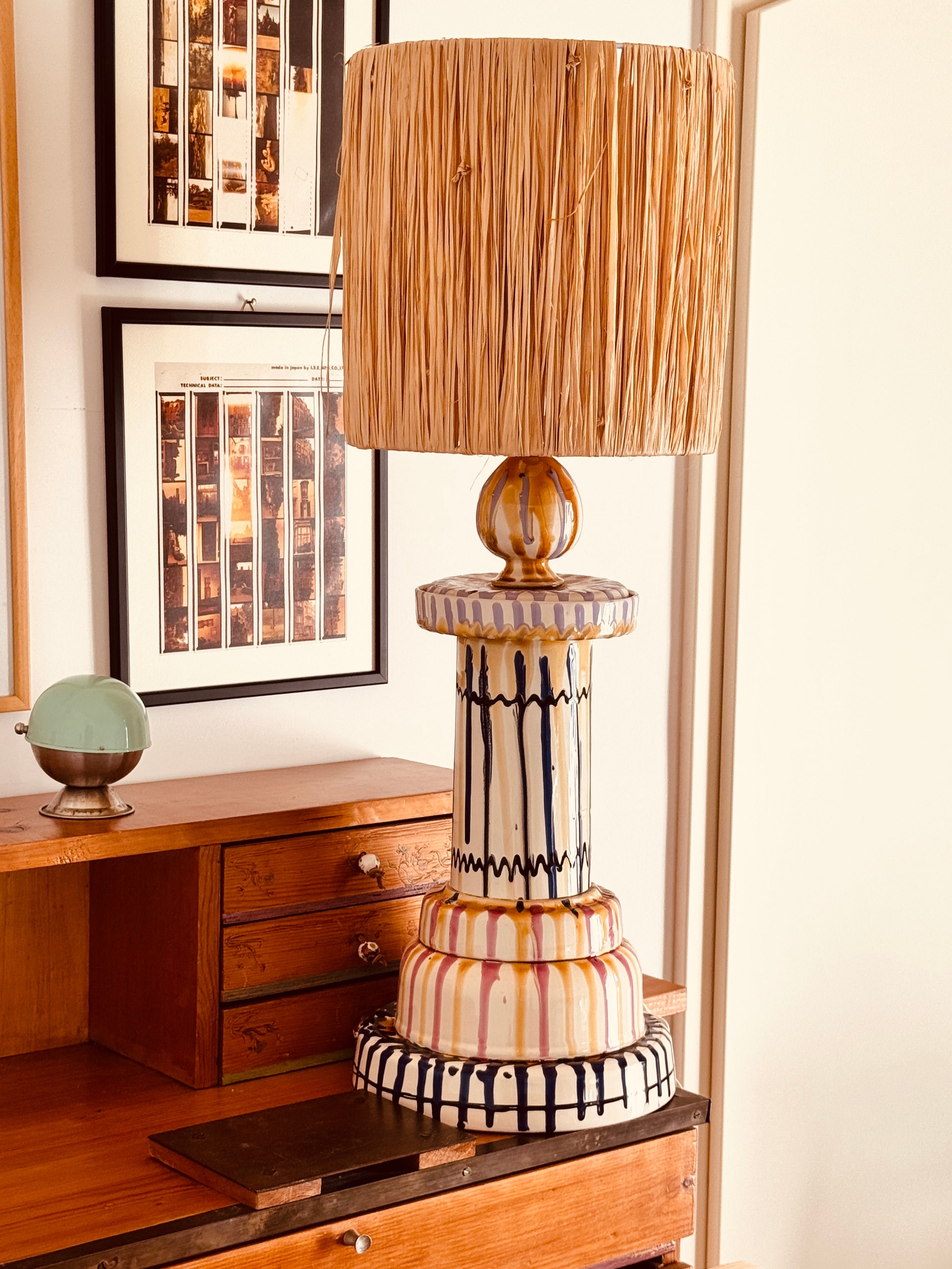 Lampada „Sergio Lombardo" 84cm - One of a kind !