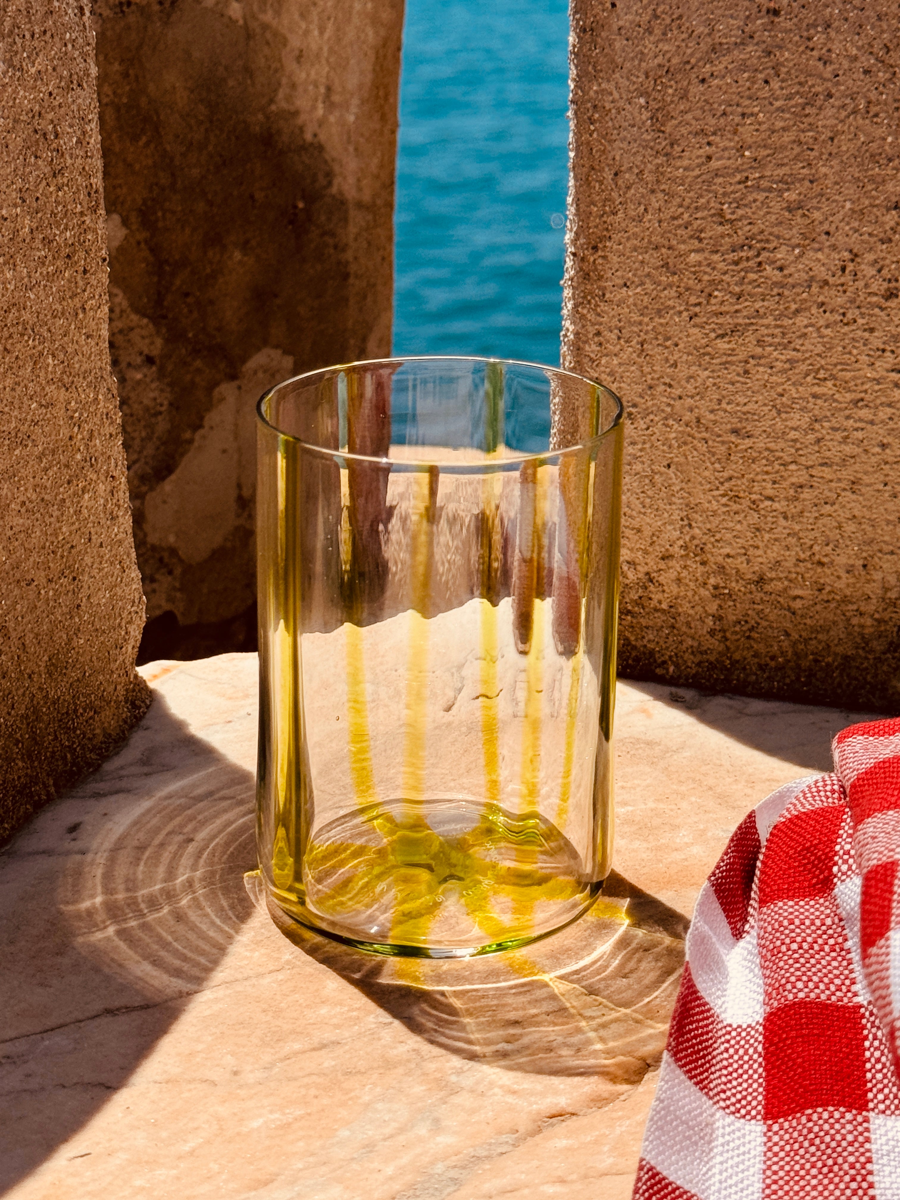 Handmade Murano Glasses Set of 5 | Italian Mouth-Blown Drinking Glasses