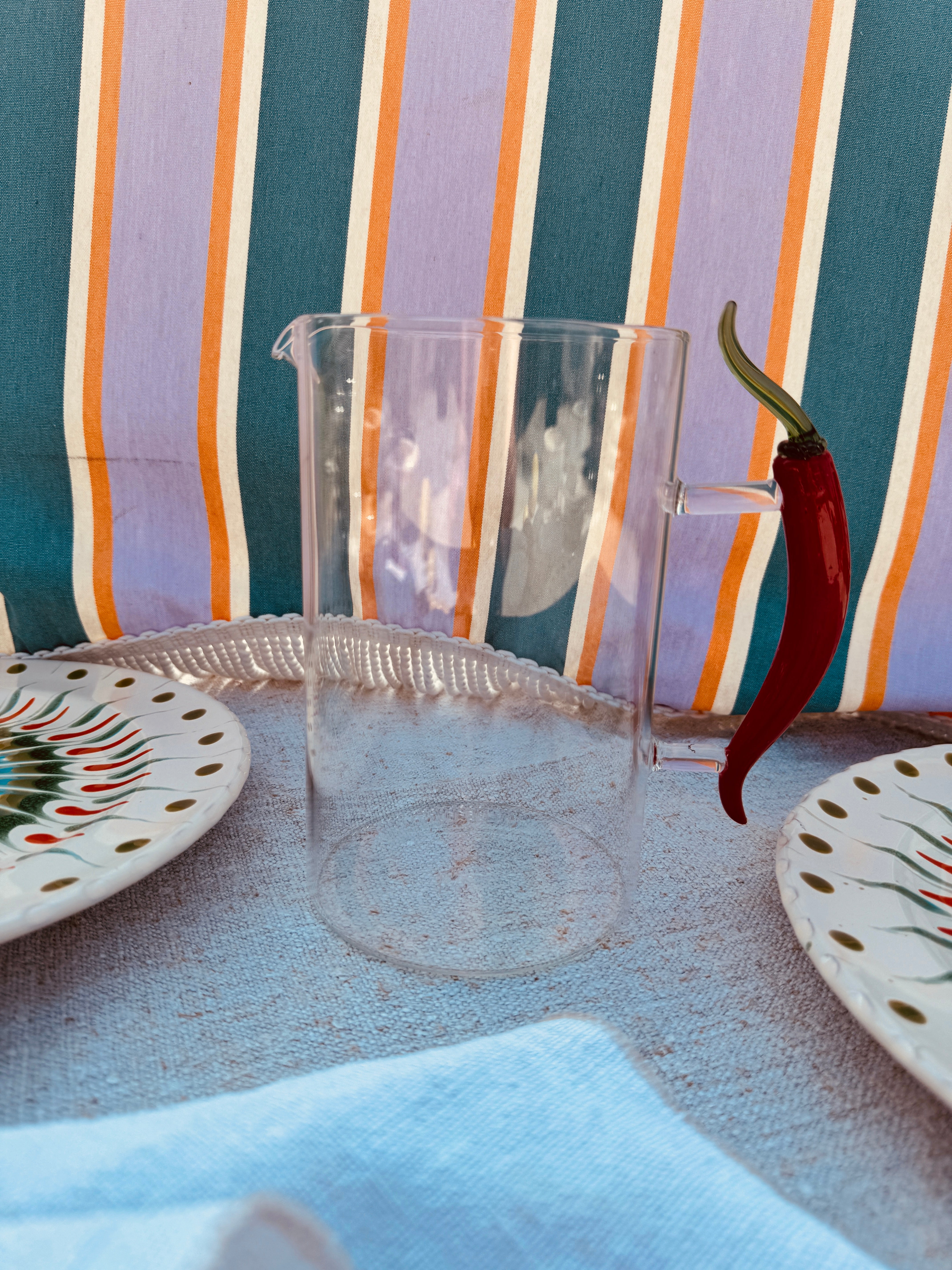 "Pepperoni" Glass Jug / Carafe