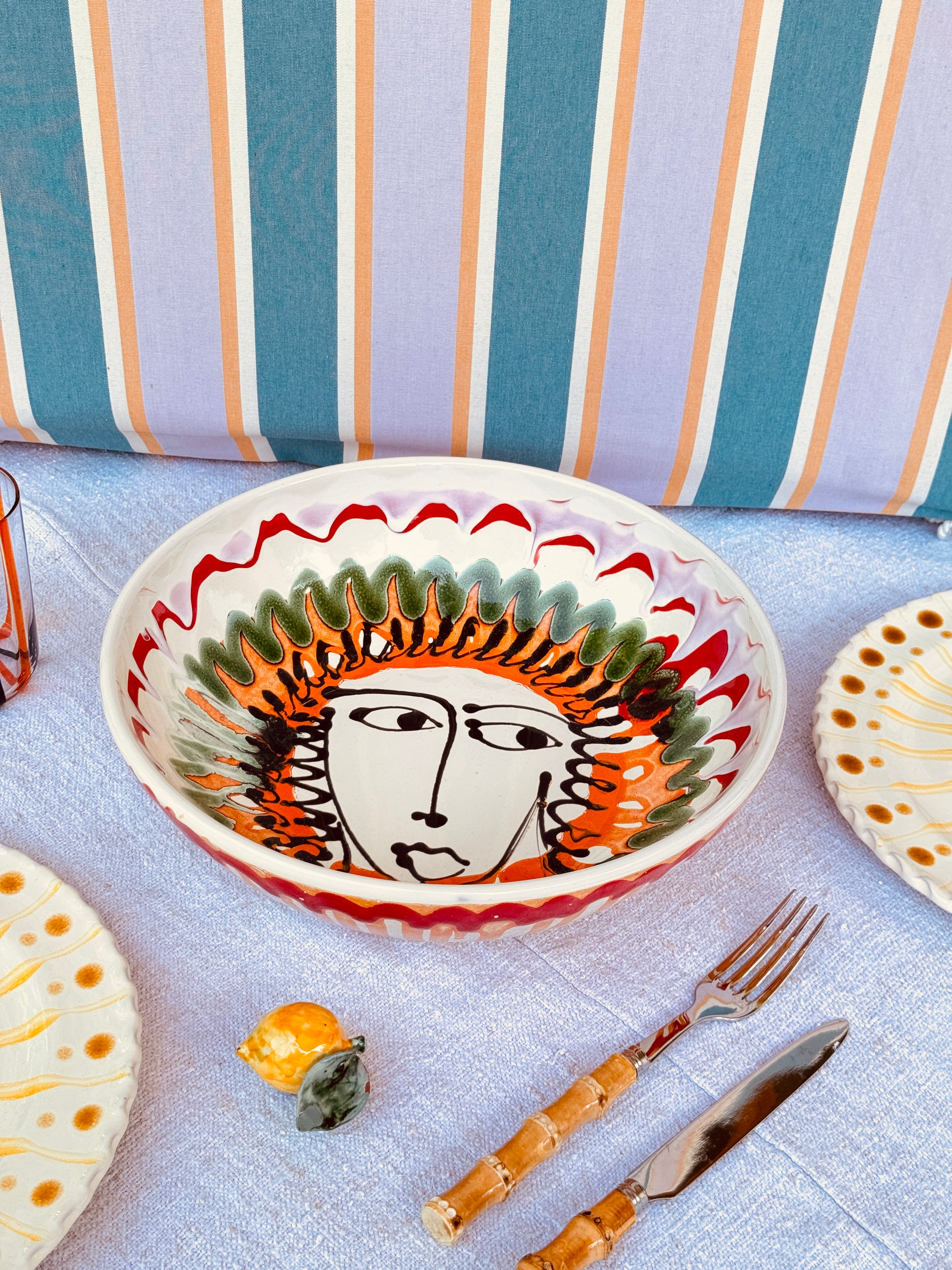 "Unique Art Piece" Salad Bowl - 30cm
