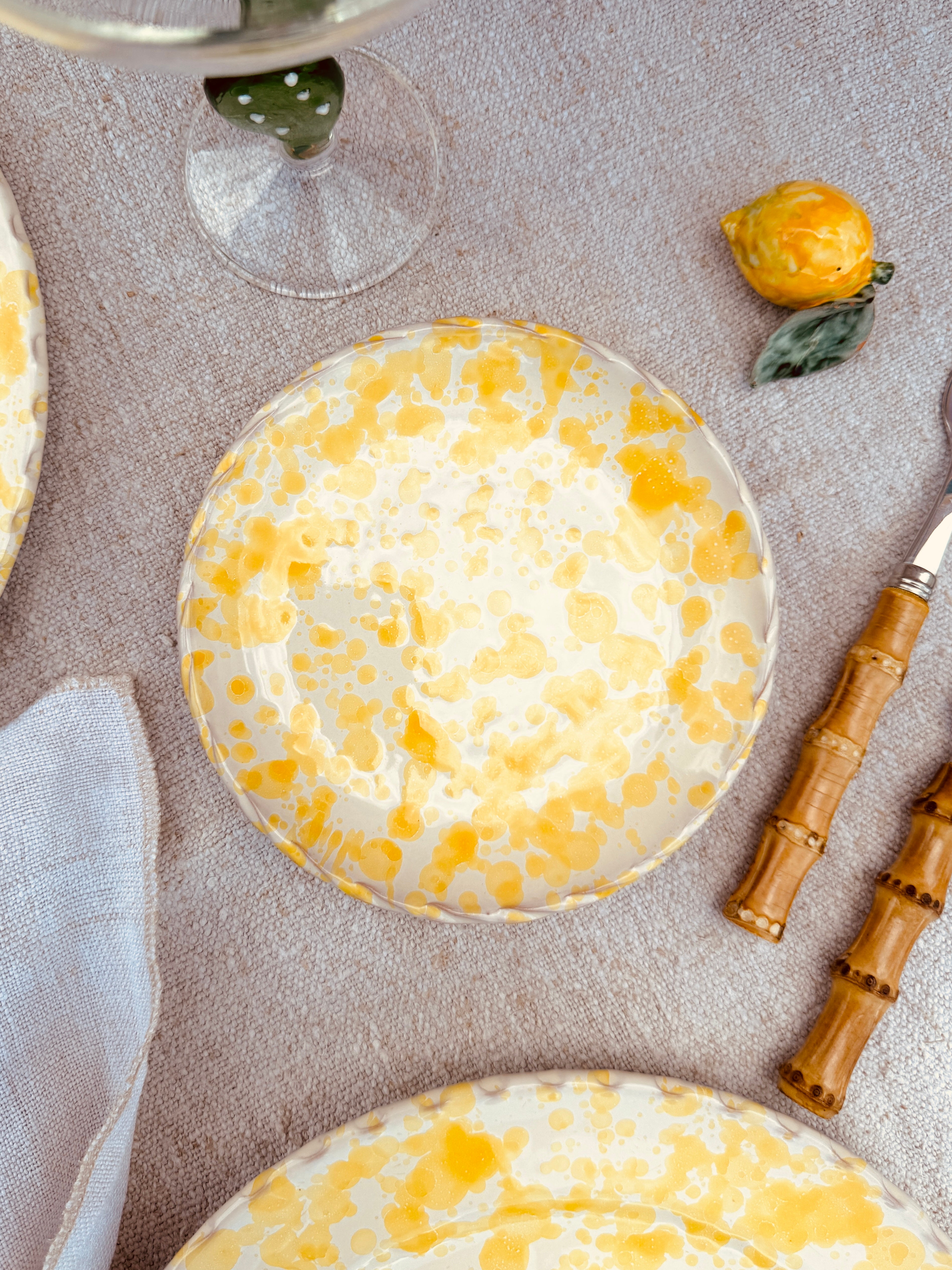 Fruit Plate Schizzato "Limone" 16cm