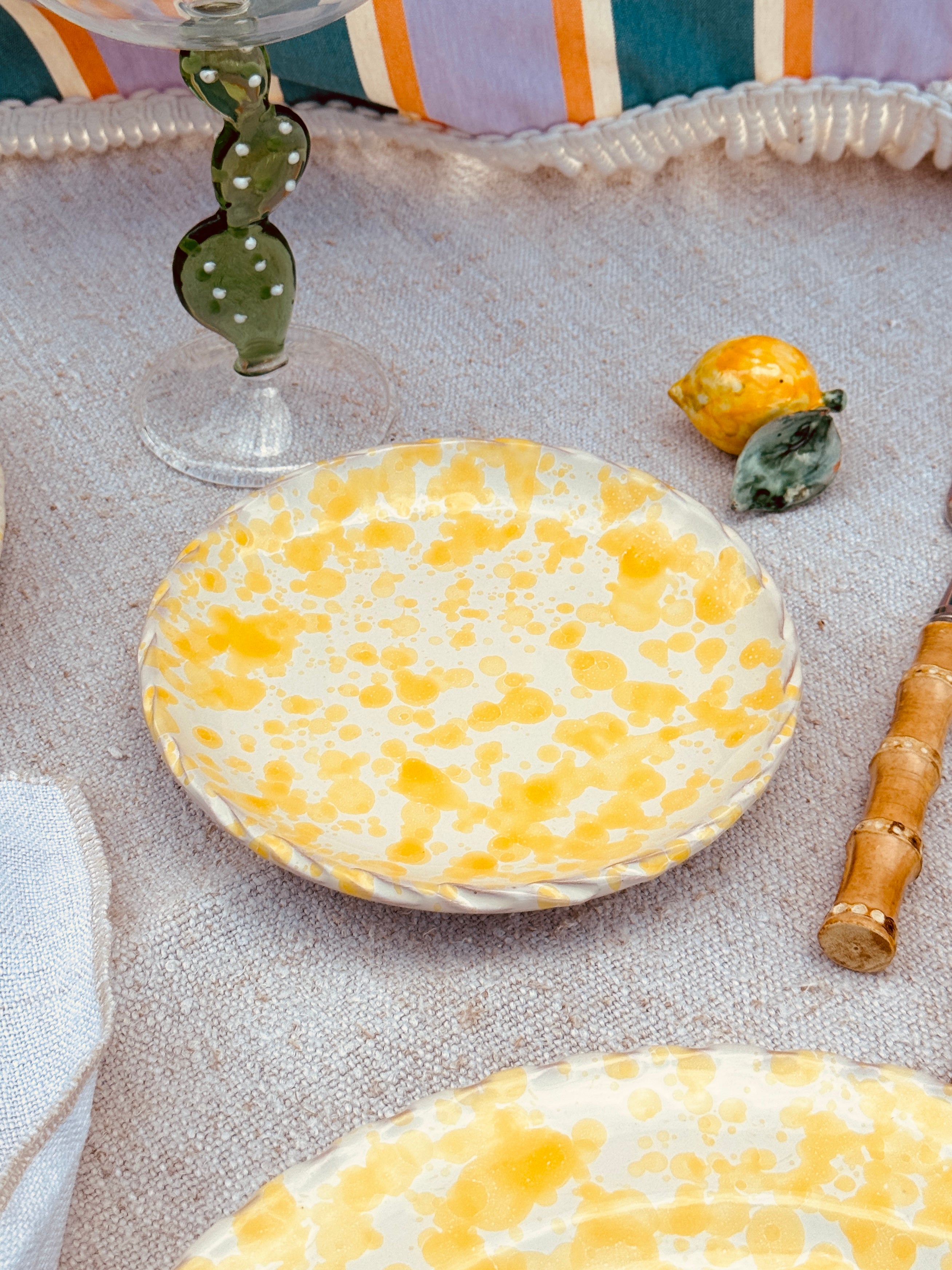 Fruit Plate Schizzato "Limone" 16cm