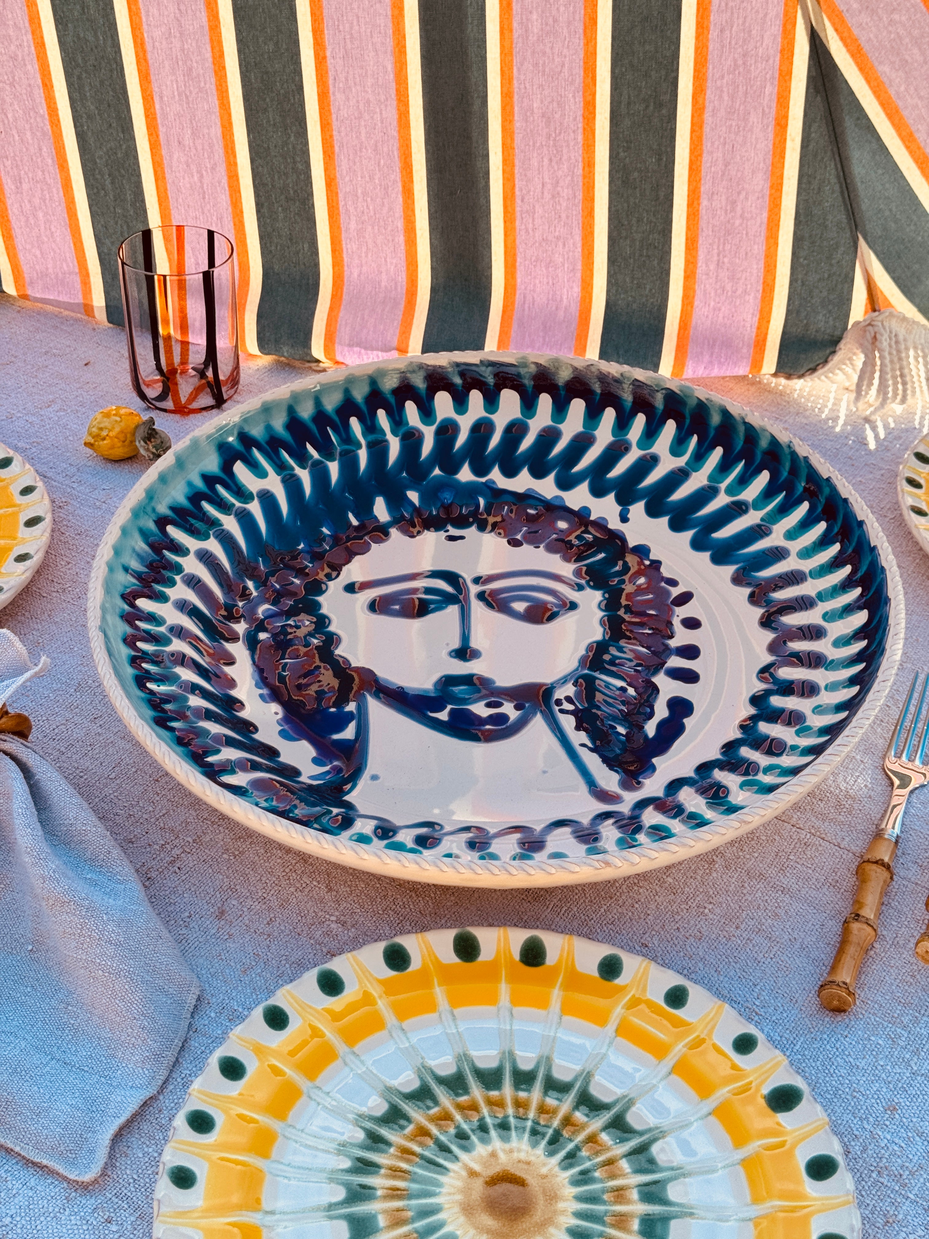 Studio Riviera Centerpiece Bowl 42 cm | Handmade in Italy
