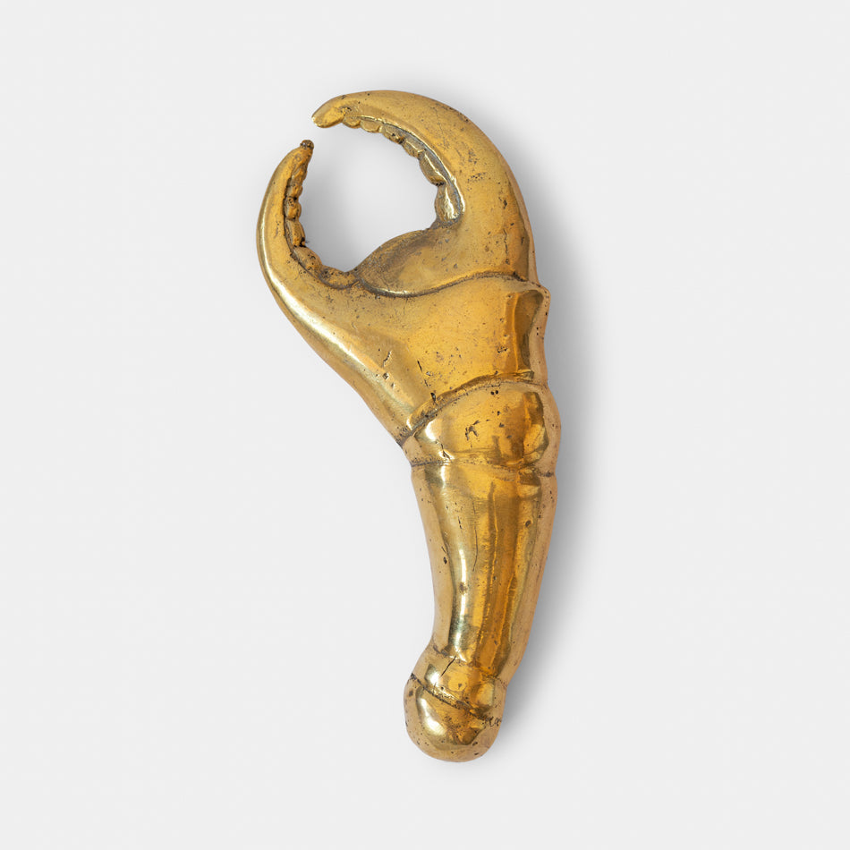 Riviera's  Brass Opener "Vintage Crab"