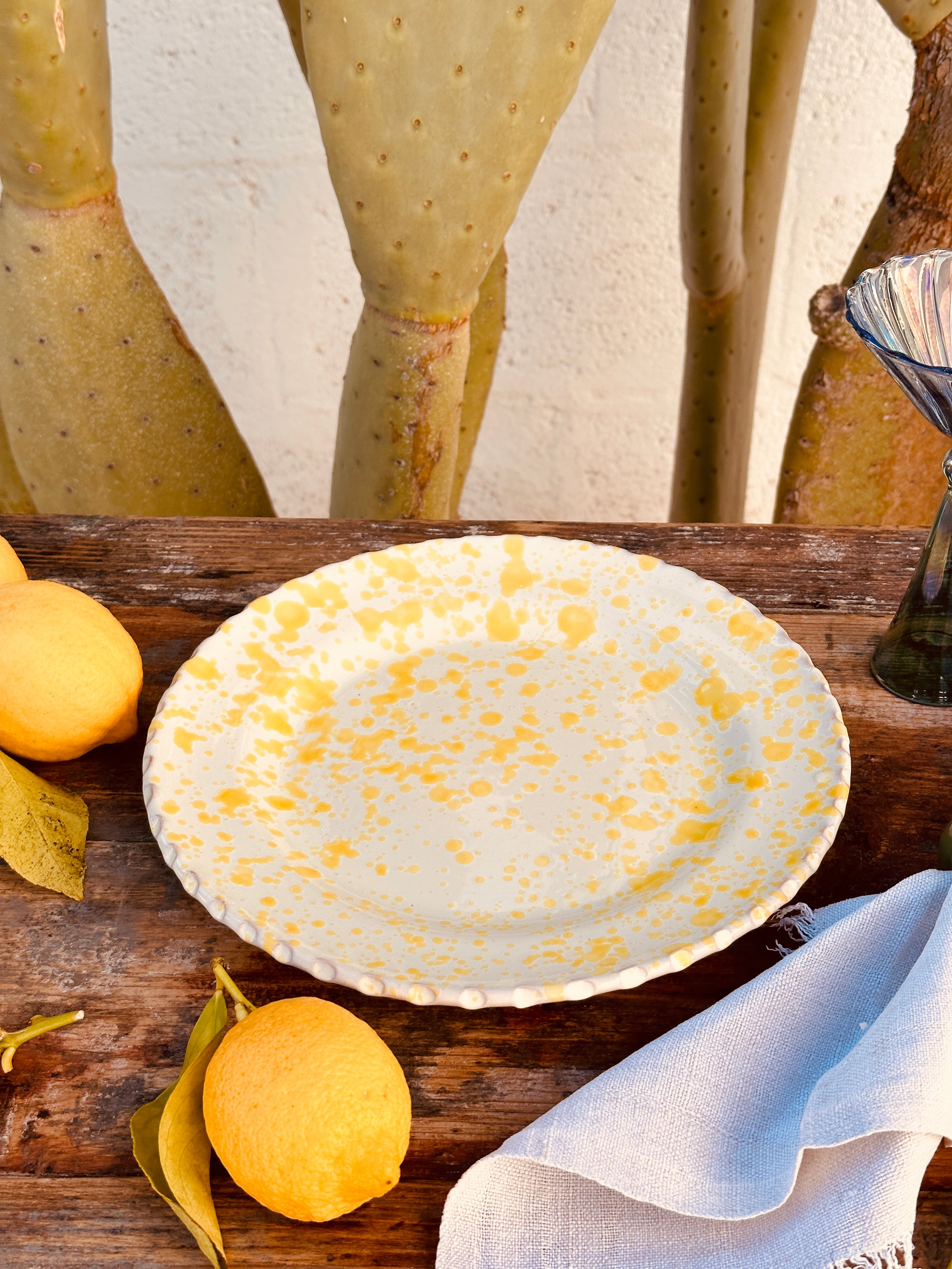 Antipasti Plate Schizzato "Limone" - 20cm