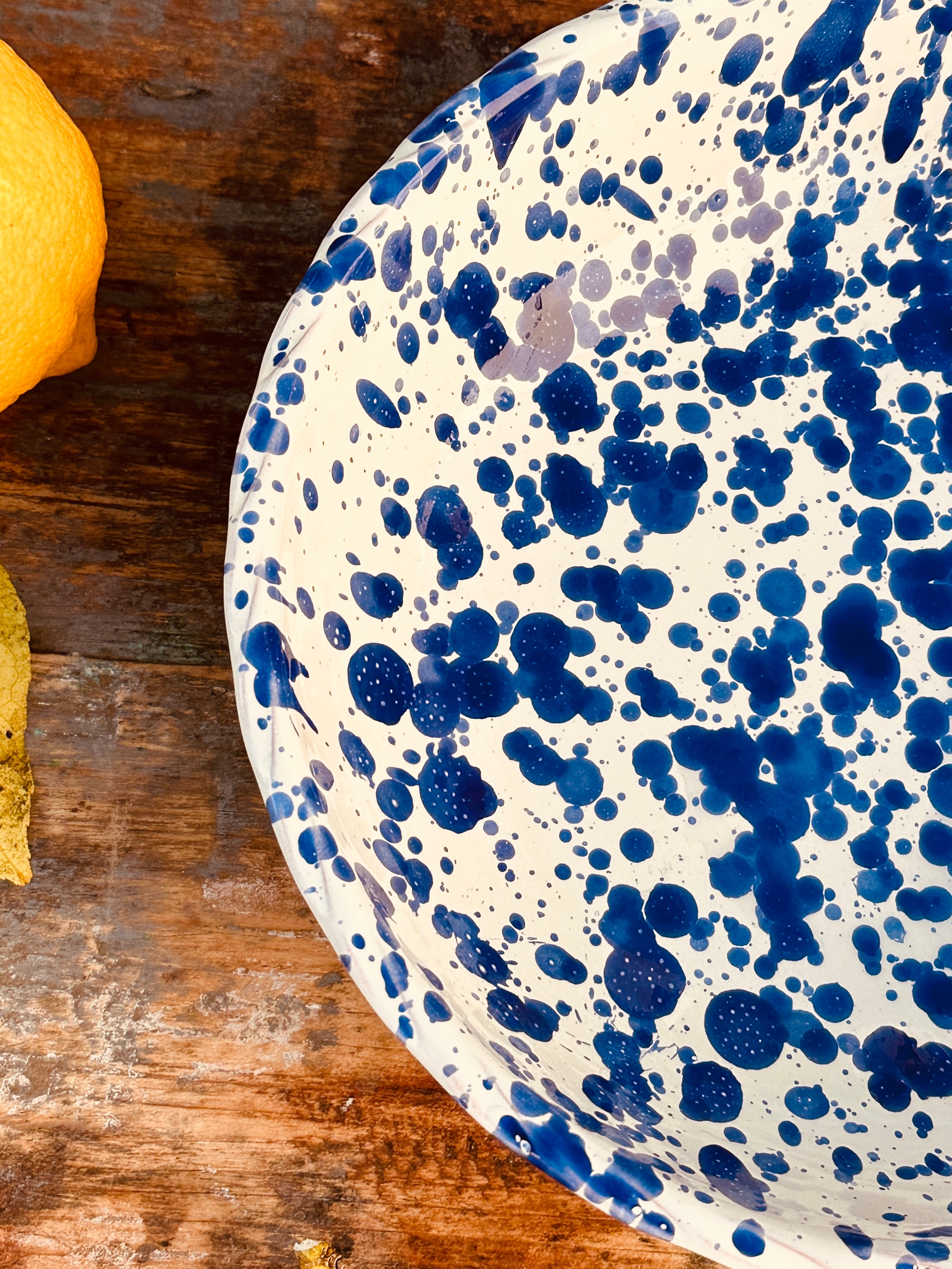 Italian Ceramic Pasta Bowl 19 cm | Handmade Schizzato Design